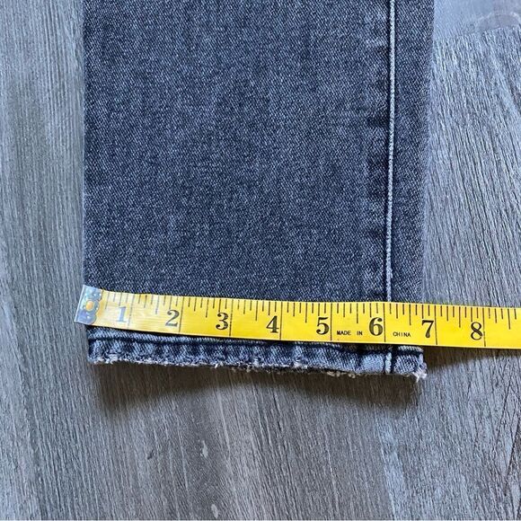 PacSun Mom Jeans Ripped Faded Black 29 High Rise Distressed - Picture 11 of 11